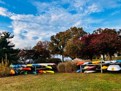 Kayak storage by permit